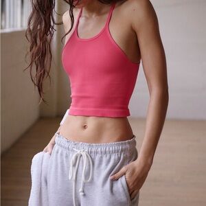 Free People Movement Happiness Runs Long Crop Tank